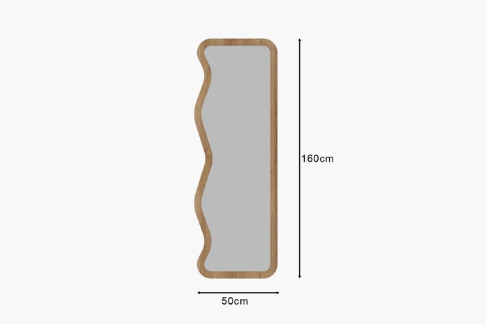 Hanah Home Espejo Ecológico Flotal-E Natural 50x160 cm